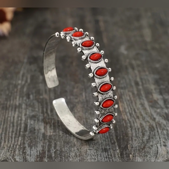 boutique Jewelry - NEW! 2 For 25$ Silver and Red Women's Bracelet NWT!
